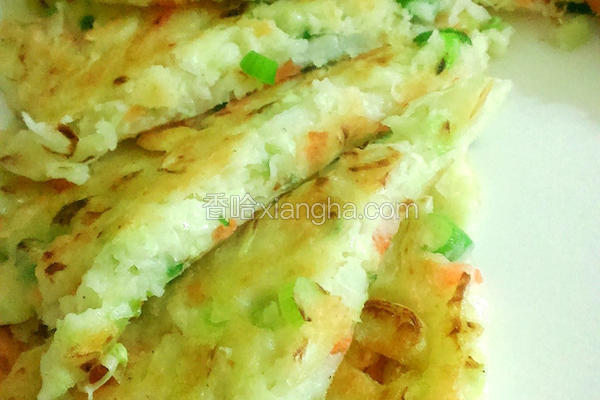 米粉蔬菜煎饼