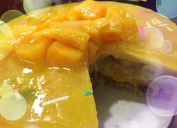 芒果酸奶慕斯蛋糕！