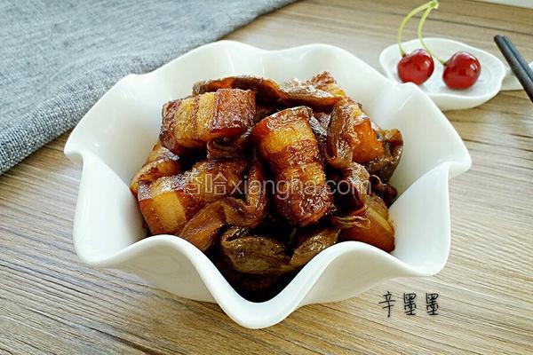 红烧肉炖干豆角