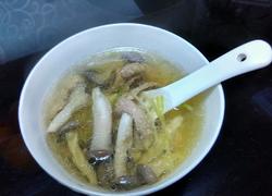 鸡菇腰片汤