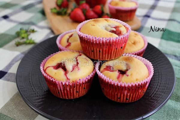 草莓蜂蜜玛芬蛋糕