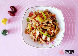 肉丝炒杏鲍菇