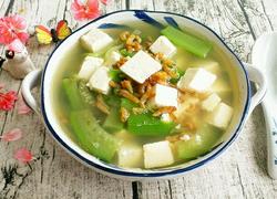 海米丝瓜豆腐汤