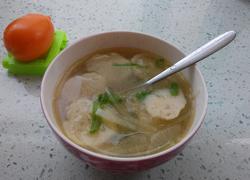 白萝卜鱼丸汤