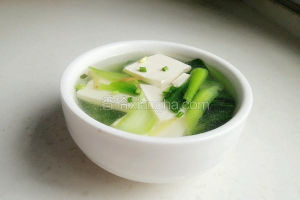 青菜豆腐汤