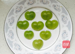 心形青提拼盘