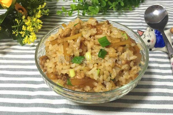 土豆肉丝炒饭