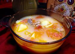 西红柿土豆骨汤
