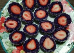 草莓紫薯椰蓉球
