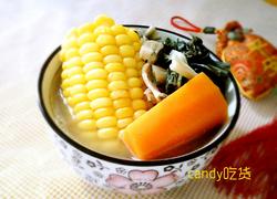 玉米扁鱼菜干汤