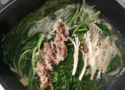 羊肉金针菇菠菜汤