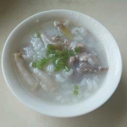 瘦肉沙虫粥