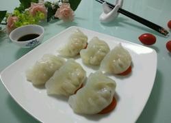 水晶鸡肉饺