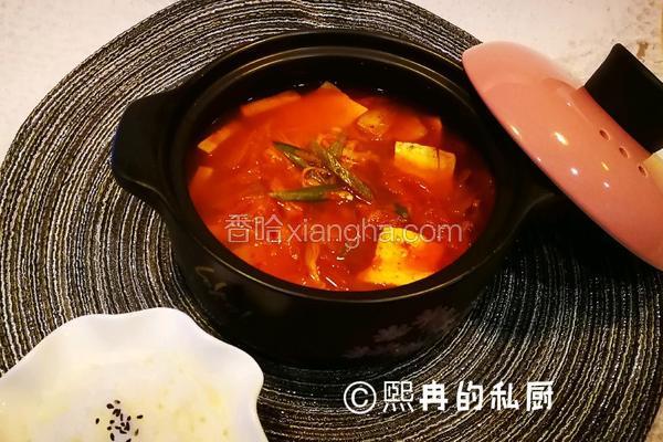韩式辣白菜汤