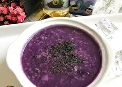 山药紫薯燕麦粥