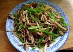 蟹味菇炒青椒丝