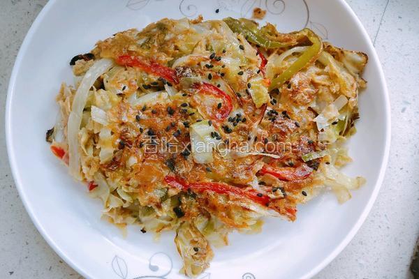 电饭锅版白菜煎饼