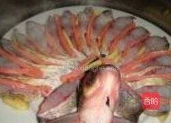 火腿开屏鱼的做法图解6