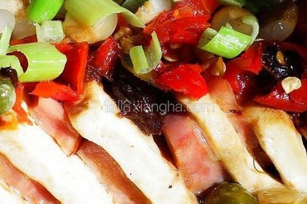 剁椒火腿豆腐