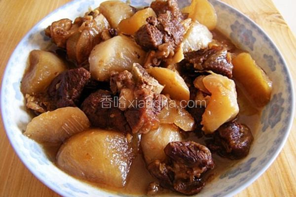 萝卜烧羊肉