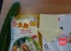 豆腐三明治的做法图解1