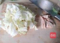 排骨白菜葱香面的做法图解6