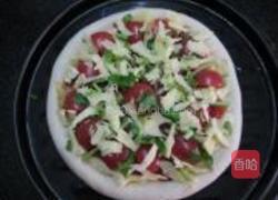 番茄牛肉披萨的做法图解9