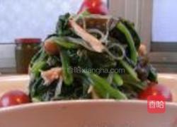 姜蓉鸡丝菠菜的做法图解9