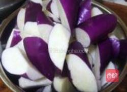 蒜香蚝油烧茄子的做法图解3
