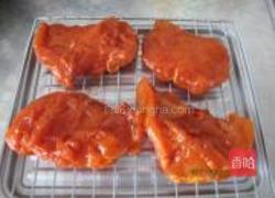 新奥尔良烤鸡腿堡的做法图解4