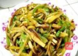 青椒榨菜五香干的做法图解10