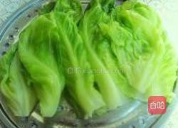 包菜茴香卷的做法图解2