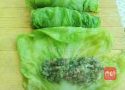 包菜茴香卷的做法图解4