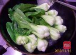 清水油盐炒油菜的做法图解3