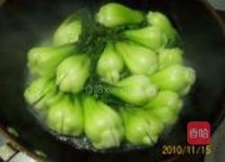 清水油盐炒油菜的做法图解6
