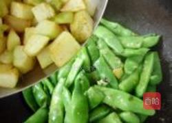 玉米粒土豆烧豆角的做法图解7