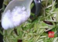 韭黄肉片的做法图解6