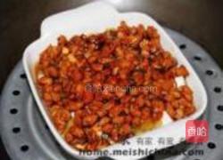 肉末蒸豆腐的做法图解12