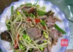 五彩爆鸭杂的做法图解11