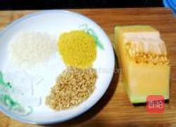 哈密瓜麦仁黄米糊的做法图解1