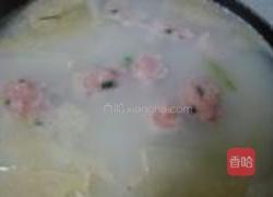 冬瓜虾皮肉丸汤的做法图解6