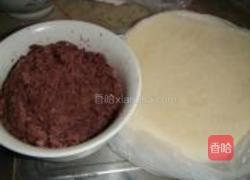 拔丝豆沙卷的做法图解1