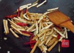 蒜薹炒香干的做法图解4