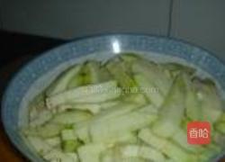 茄条西红柿的做法图解3