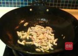 雪里蕻炒肉丝的做法图解3