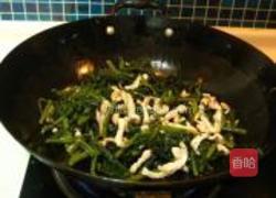 雪里蕻炒肉丝的做法图解4