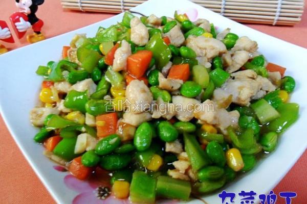 杂菜鸡丁