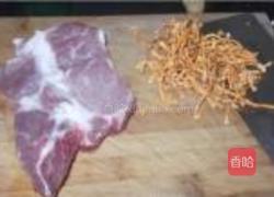 虫草花蒸瘦肉的做法图解1