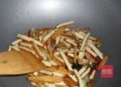 青椒炒豆腐干的做法图解5