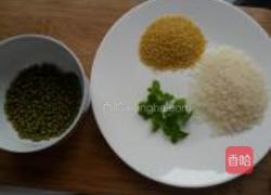 绿豆薄荷米糊的做法图解1